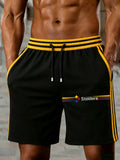 Men's Steelers Print Casual Shorts