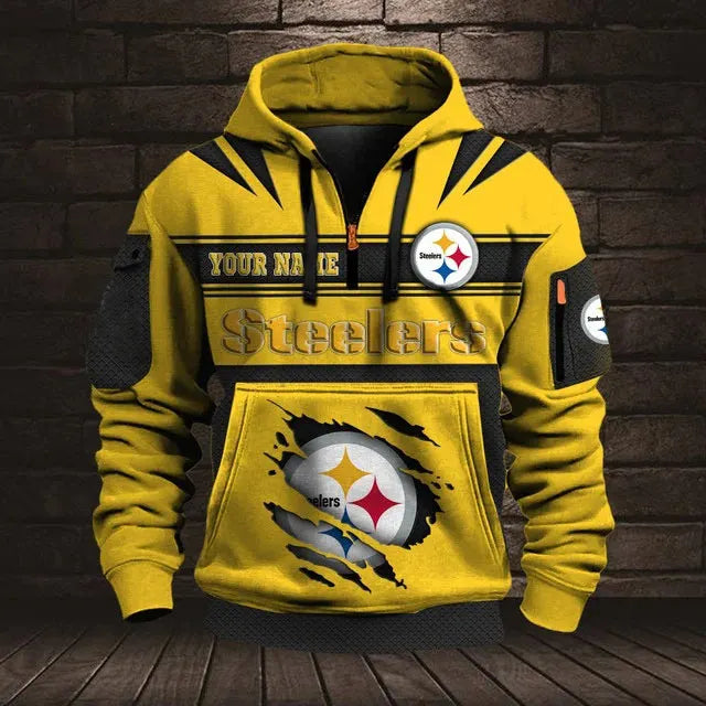 Men's Pittsburgh Steelers Football Team Jersey Fans Hoodie