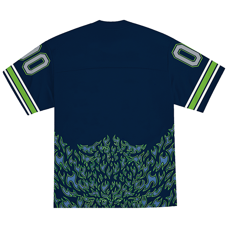 Unisex Eagle Print Champion Outdoor Sports V-Neck T-Shirt