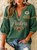 Women's Packers Casual Blouse