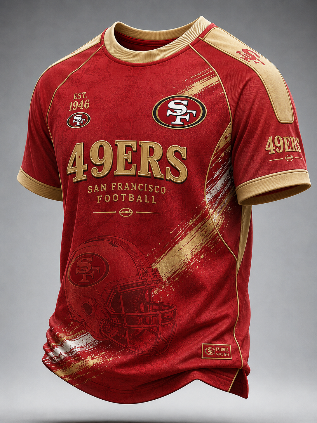 Men's 49ers Crew Neck Tee