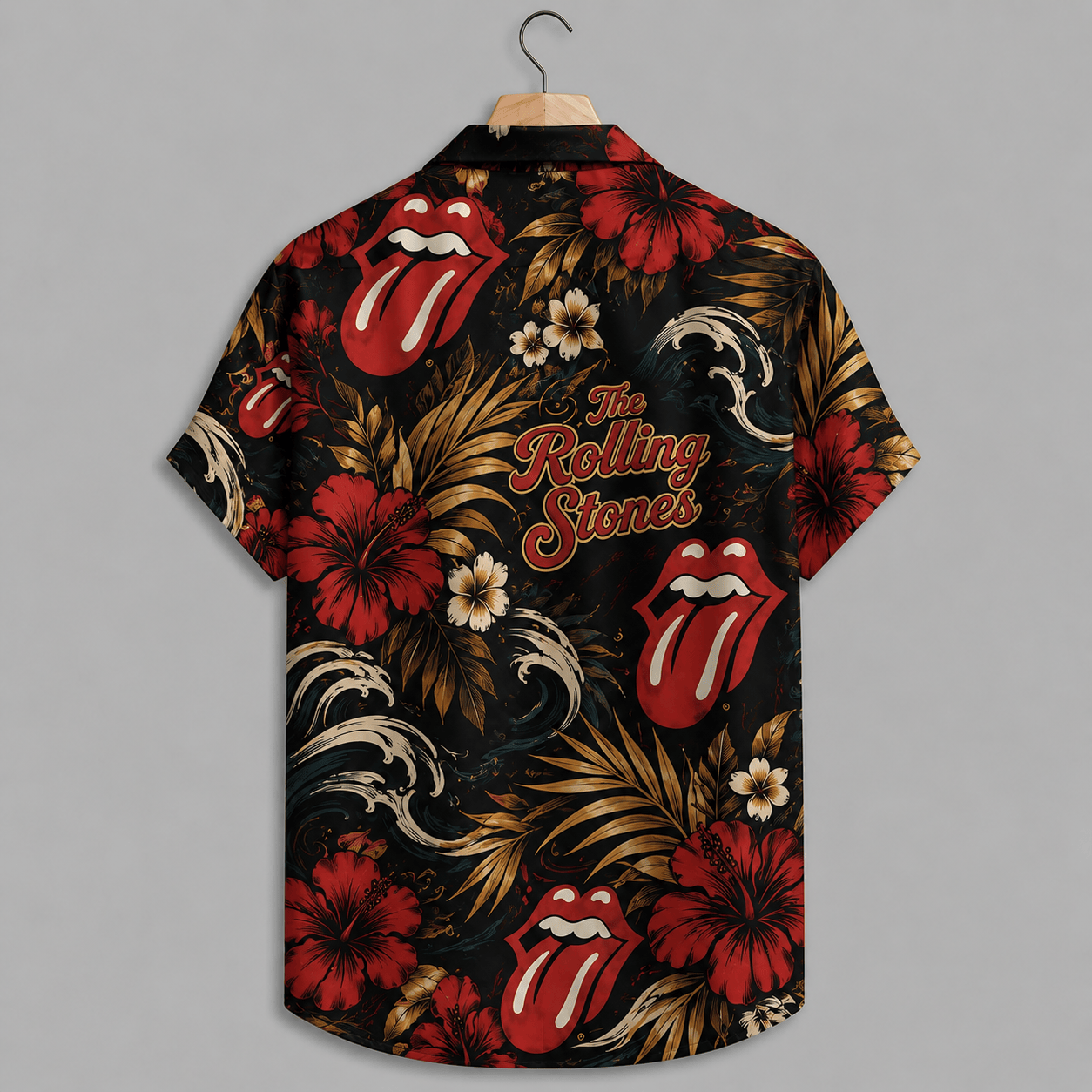Vintage Rock And Roll Hawaiian Shirt