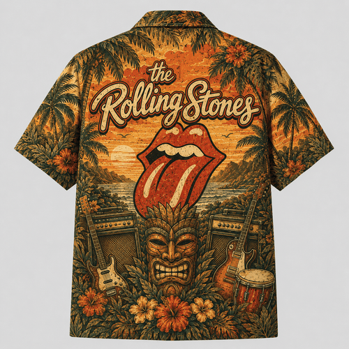 Classic Rock Tropical Hawaiian Shirt
