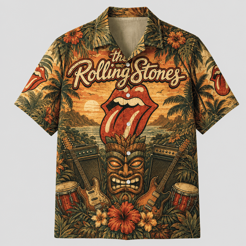 Classic Rock Tropical Hawaiian Shirt
