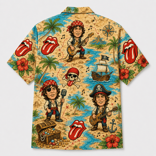 Classic Rock Beach Party Hawaiian Shirt