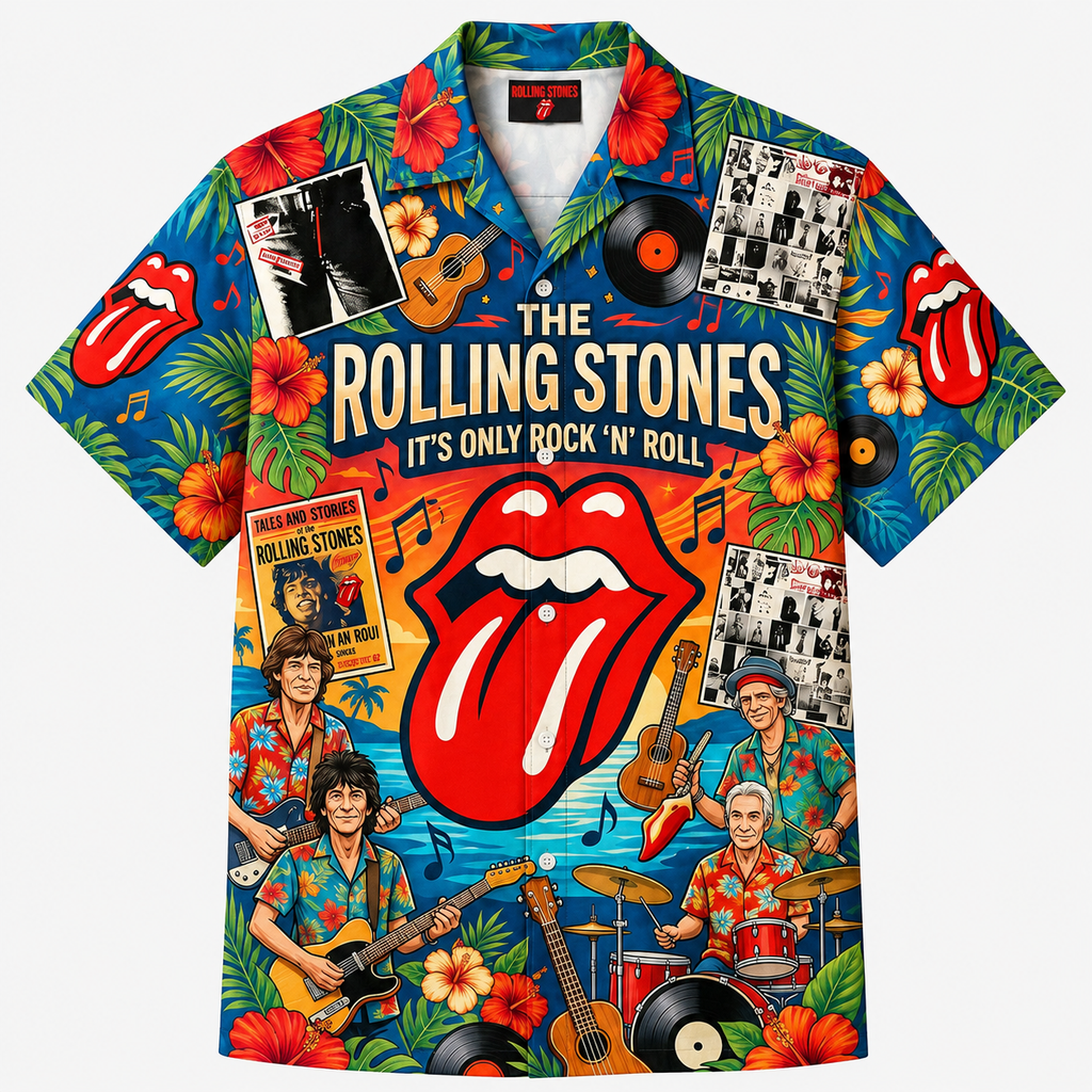 Rock And Roll Summer Hawaiian Shirt