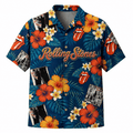 Rock And Roll Summer Aloha Shirt