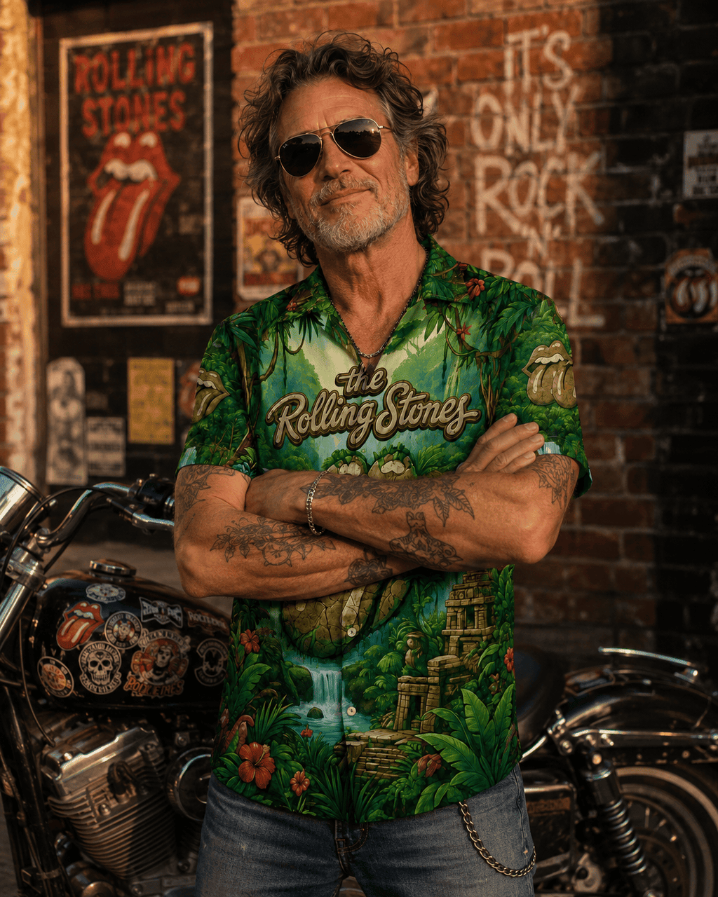 Tropical Rock Legend Hawaiian Shirt