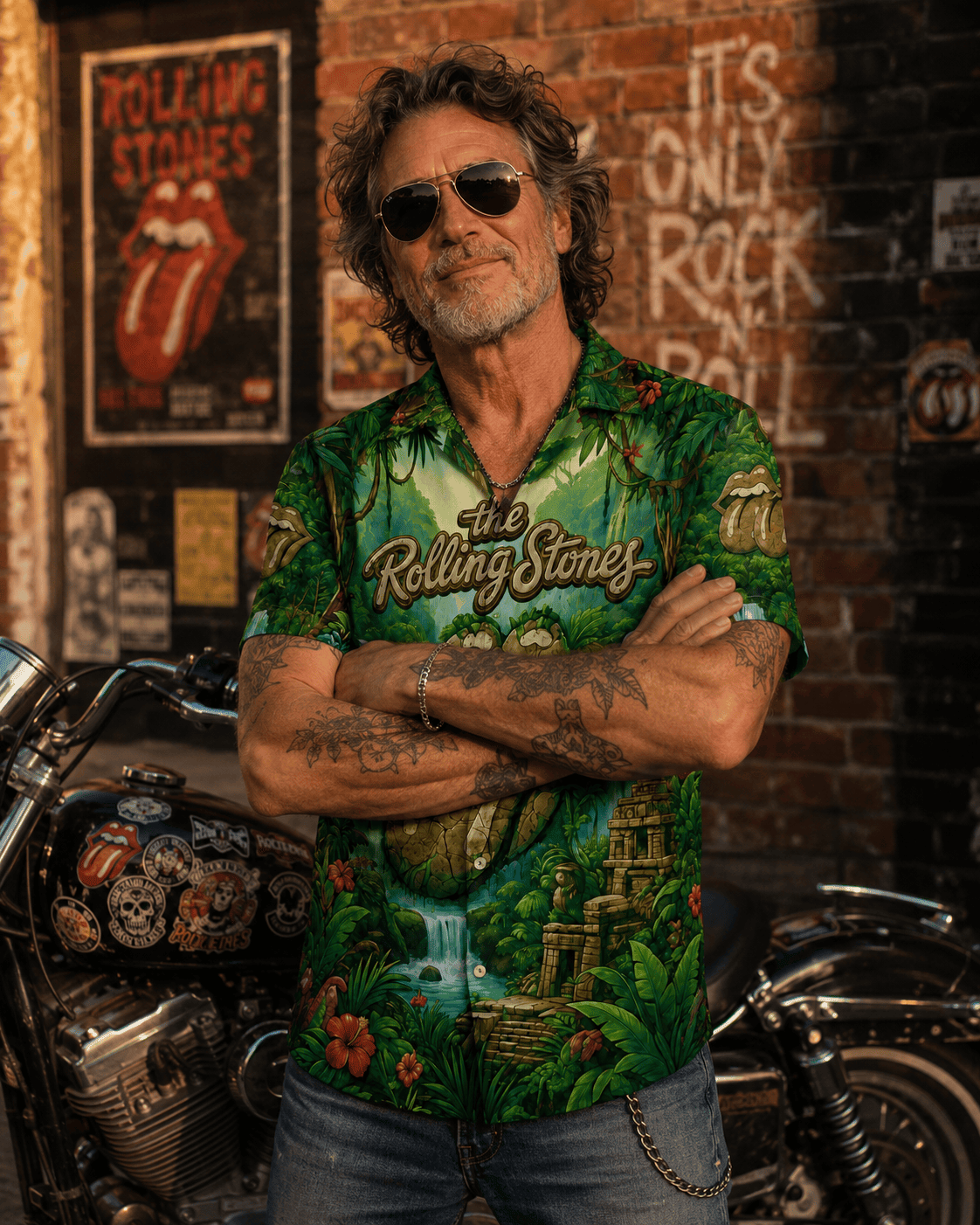 Tropical Rock Legend Hawaiian Shirt