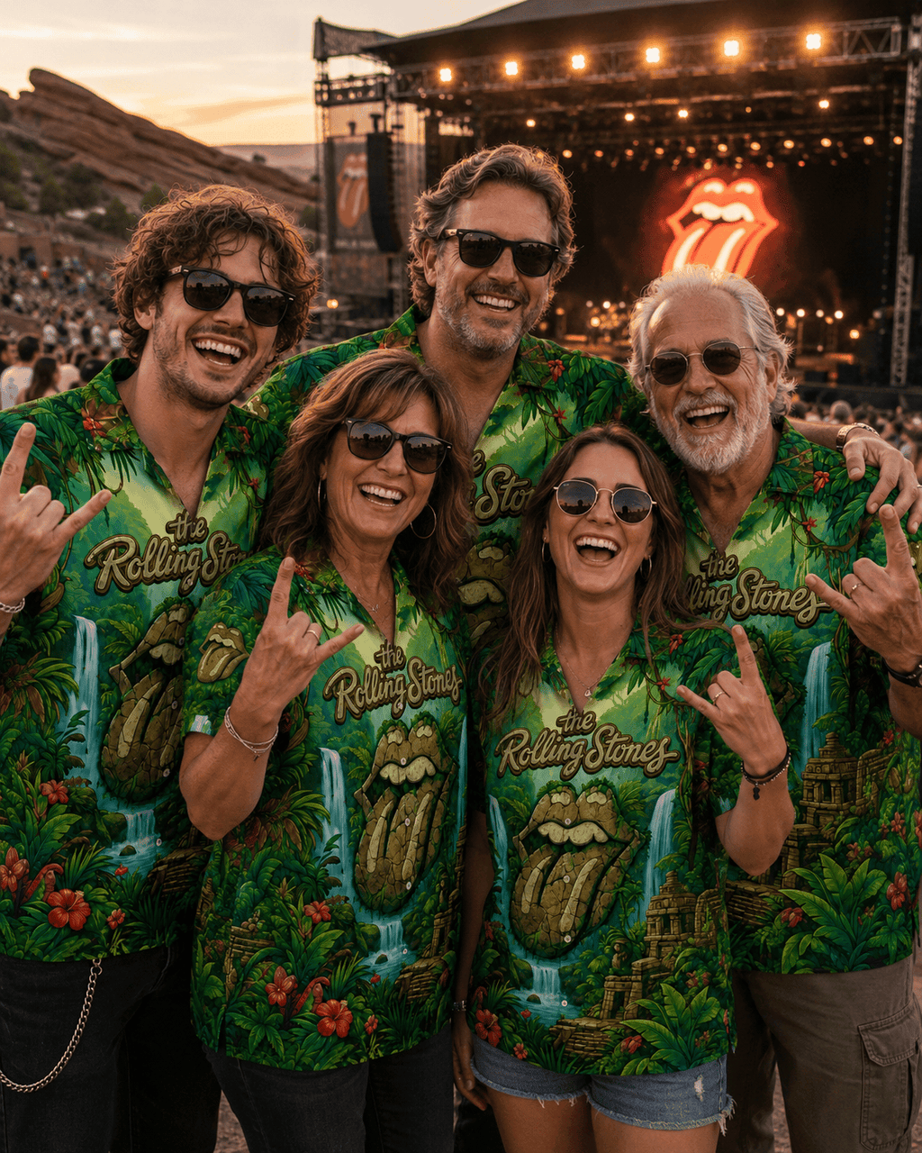 Tropical Rock Legend Hawaiian Shirt