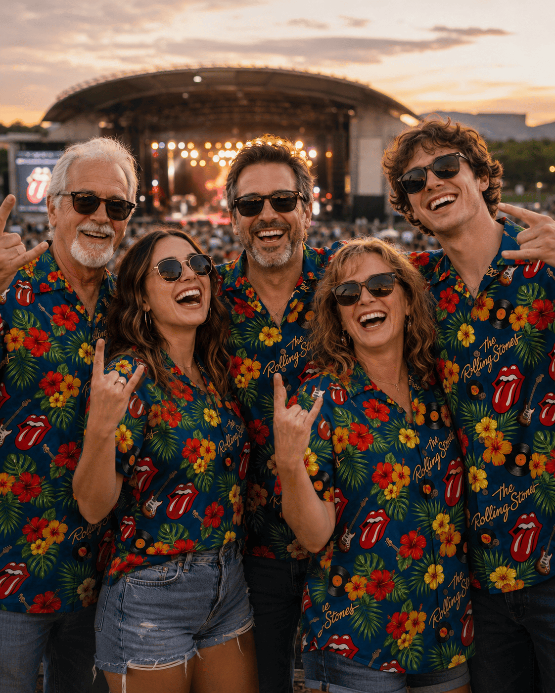 Floral Rock Music Lover Hawaiian Shirt