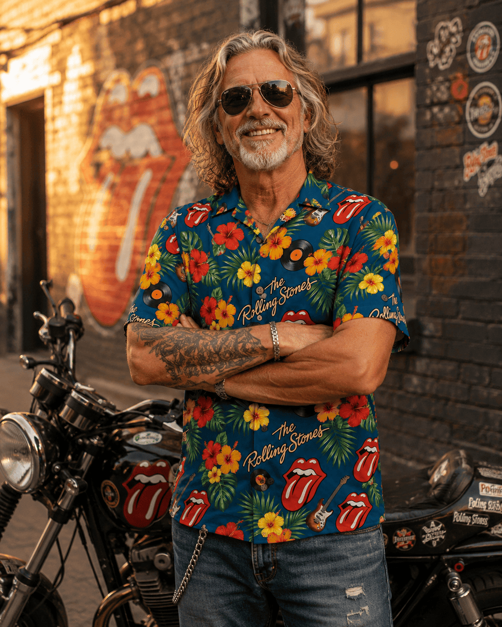 Floral Rock Music Lover Hawaiian Shirt