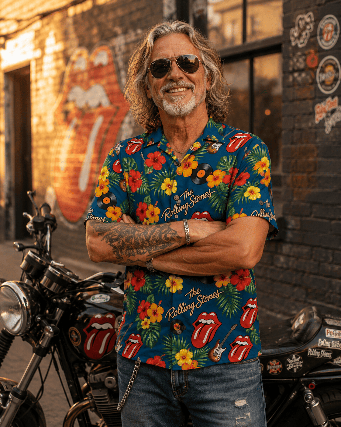 Floral Rock Music Lover Hawaiian Shirt