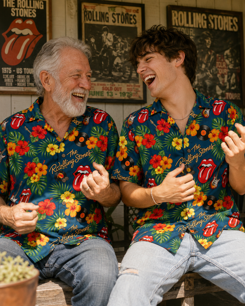 Floral Rock Music Lover Hawaiian Shirt