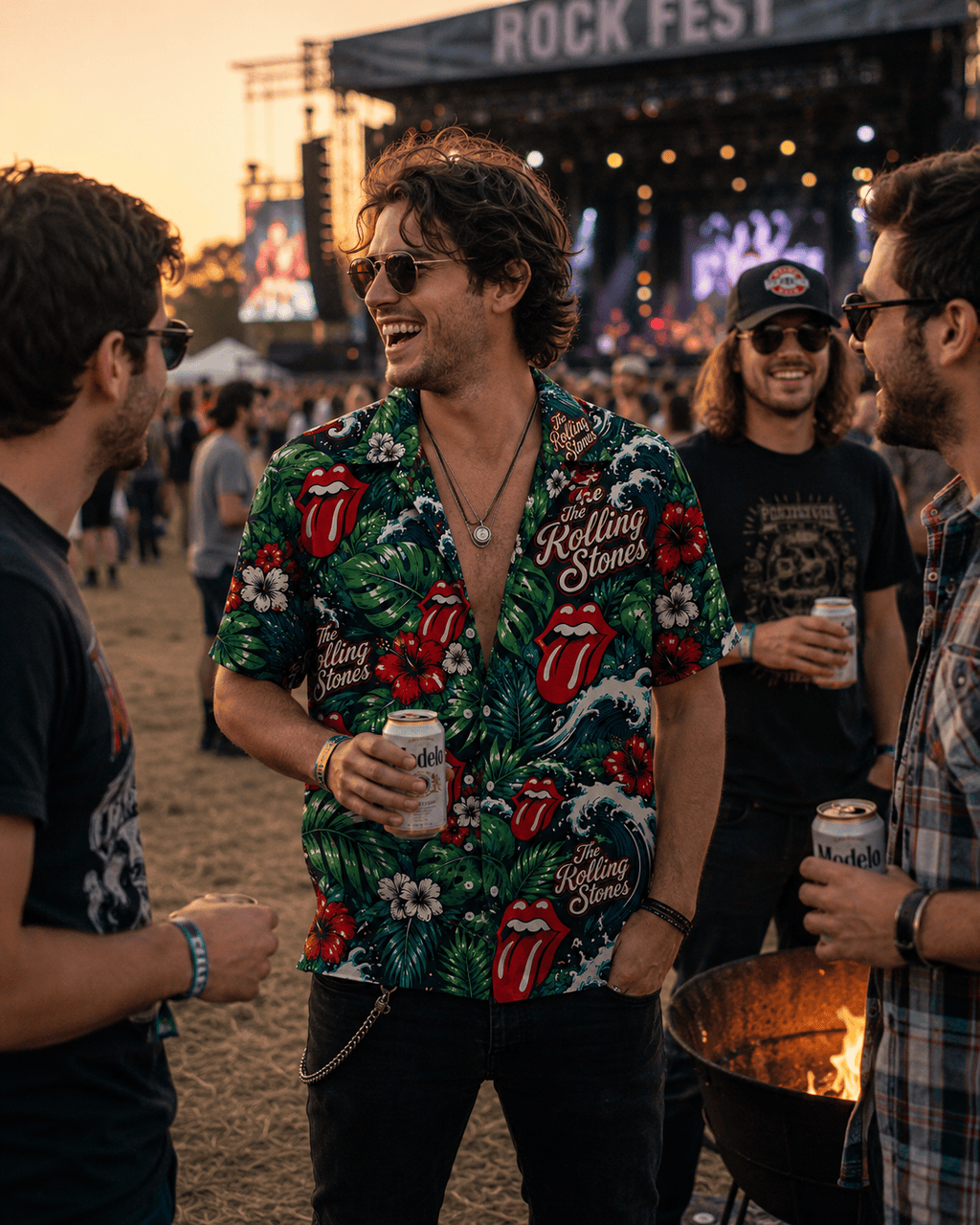 Rock Music Lover Hawaiian Shirt