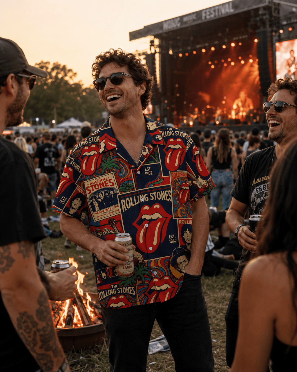 Classic Rock Music Hawaiian Shirt