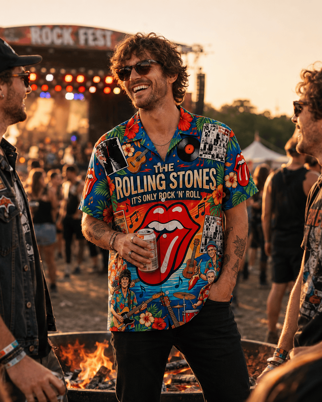 Rock And Roll Summer Hawaiian Shirt