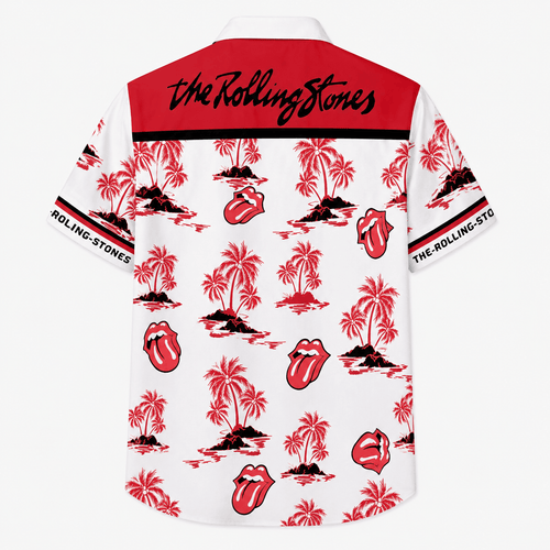 Classic Rock Palm Tree Hawaiian Shirt