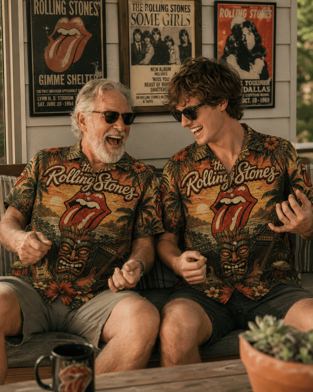 Classic Rock Tropical Hawaiian Shirt