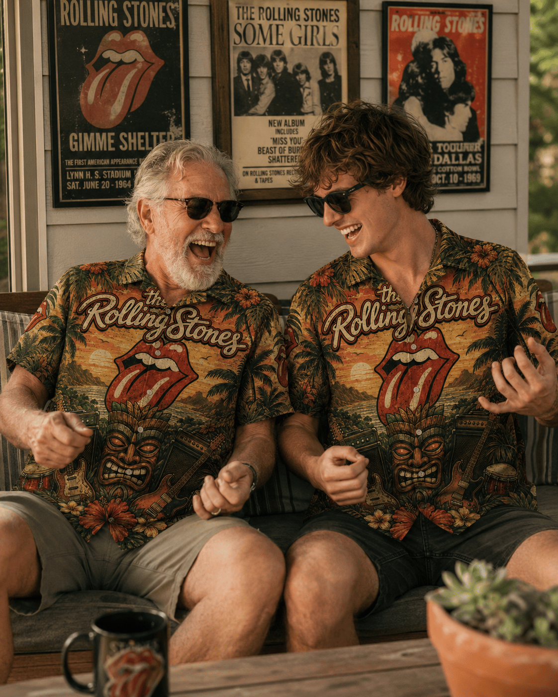 Classic Rock Tropical Hawaiian Shirt