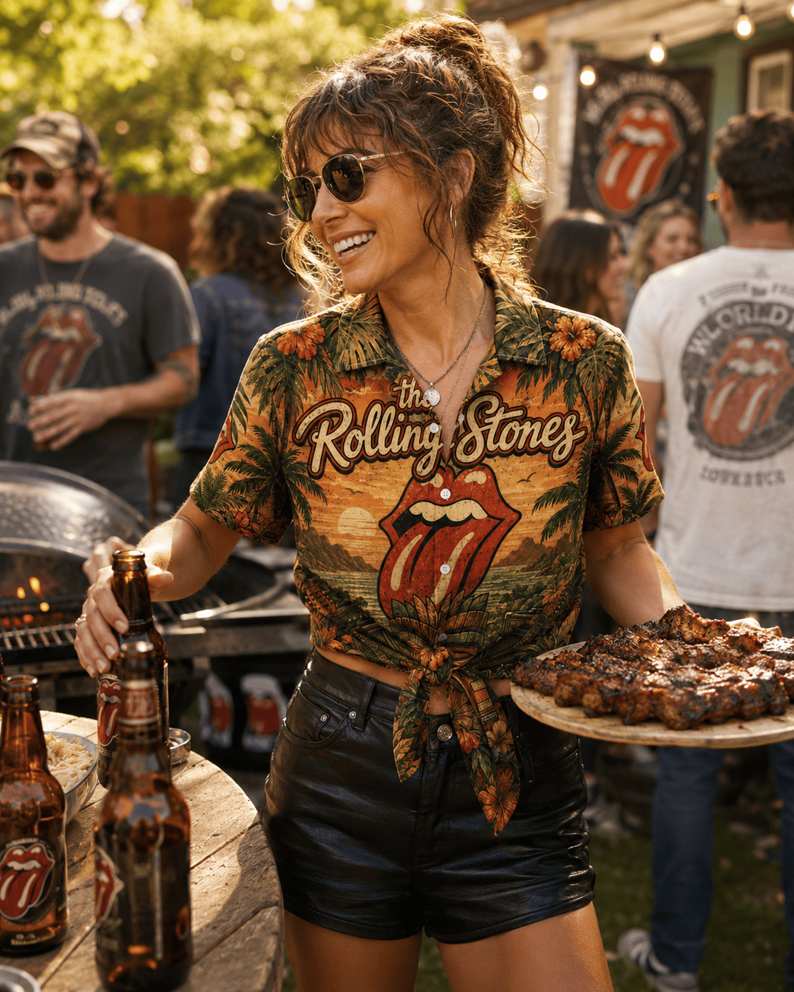 Classic Rock Tropical Hawaiian Shirt