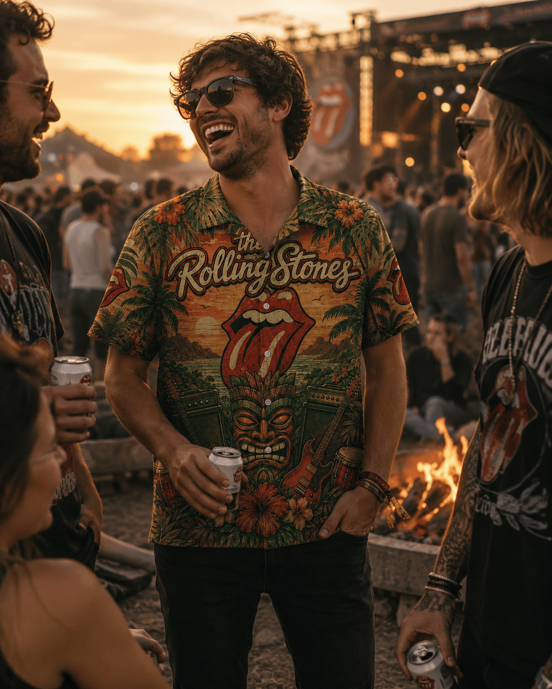 Classic Rock Tropical Hawaiian Shirt