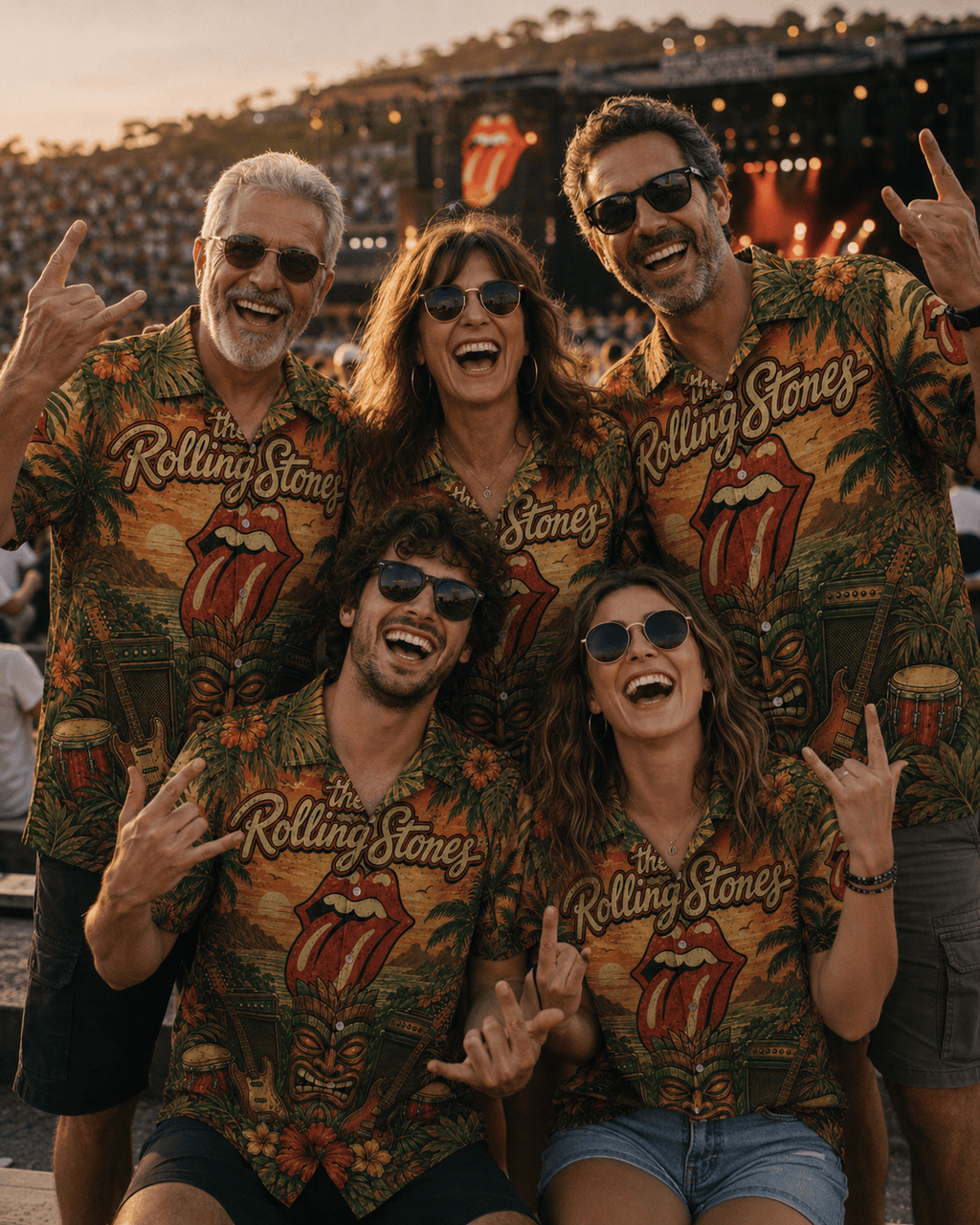 Classic Rock Tropical Hawaiian Shirt
