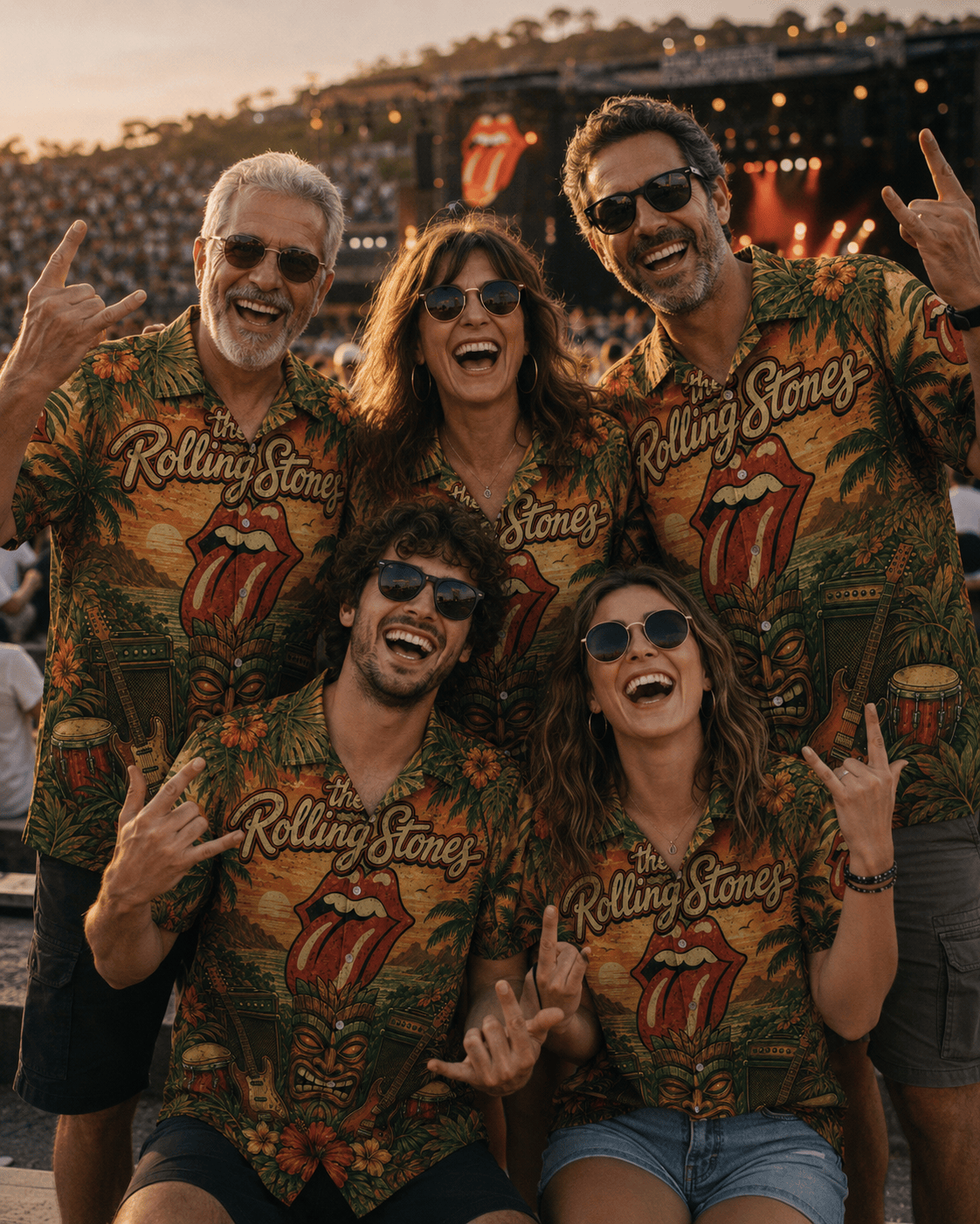 Classic Rock Tropical Hawaiian Shirt