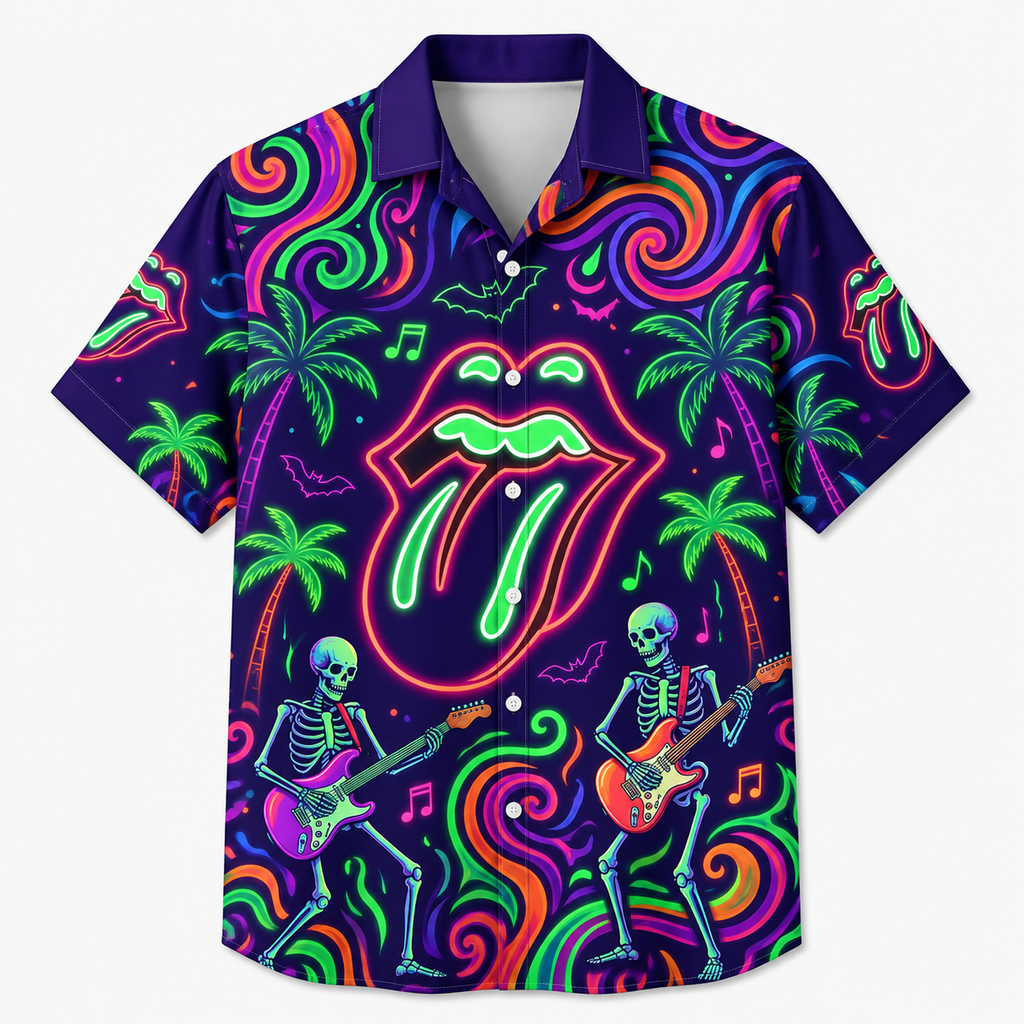 Psychedelic Rock Hawaiian Shirt