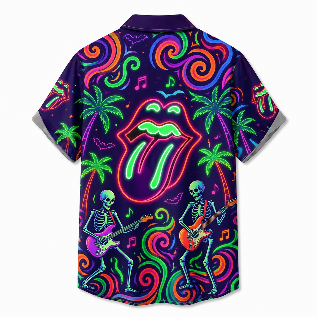 Psychedelic Rock Hawaiian Shirt