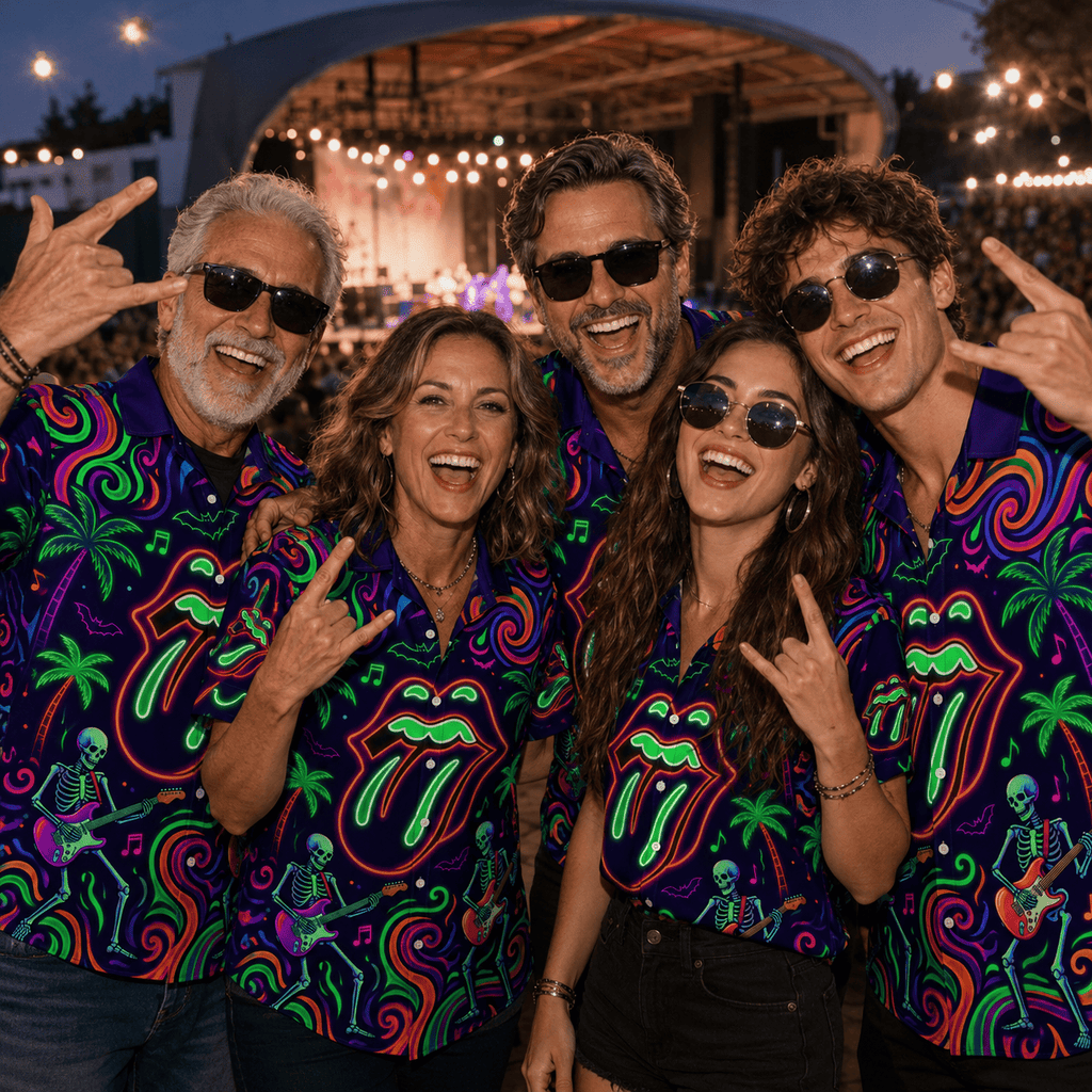 Psychedelic Rock Hawaiian Shirt