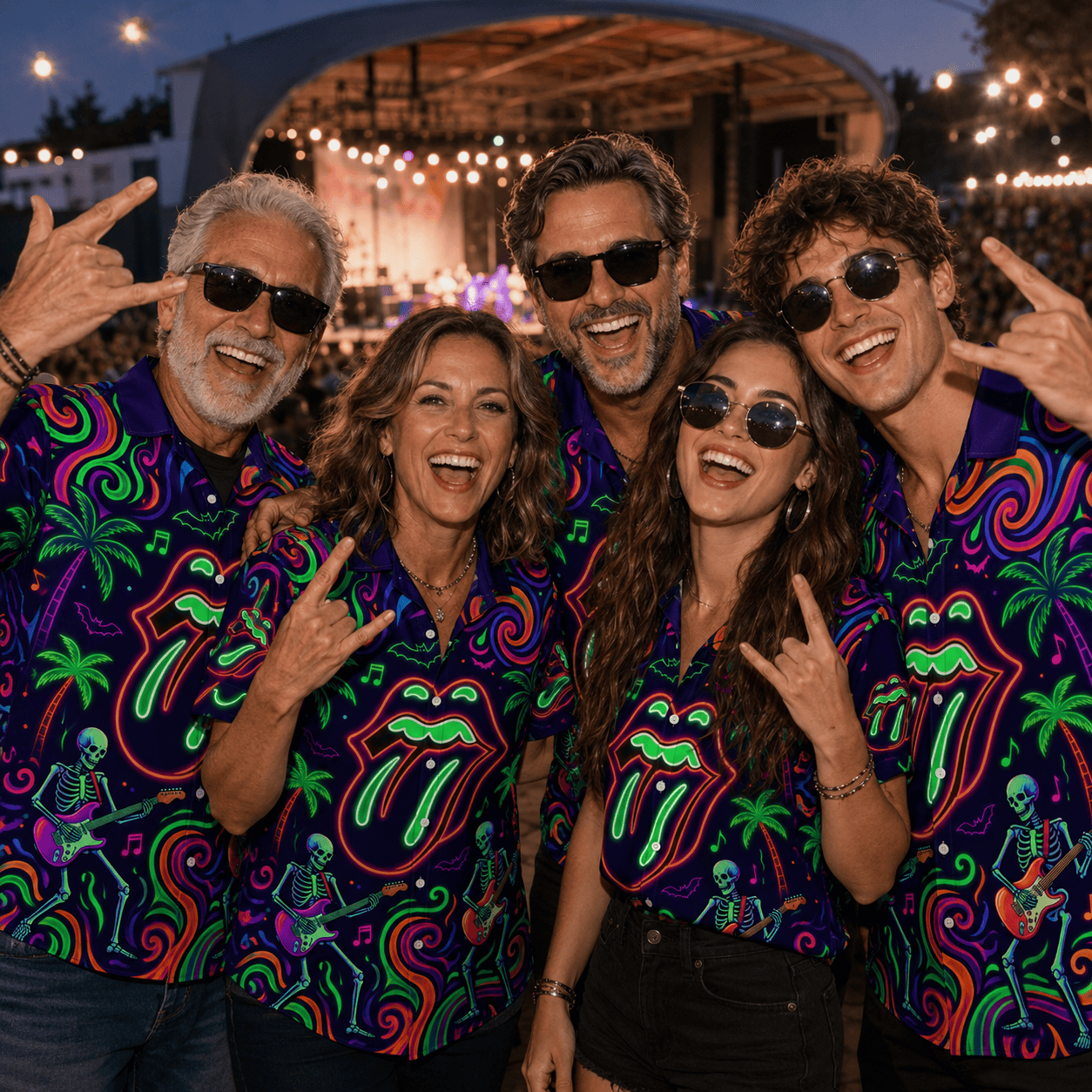 Psychedelic Rock Hawaiian Shirt