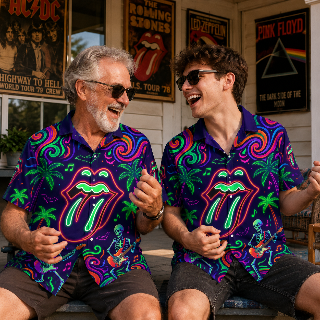 Psychedelic Rock Hawaiian Shirt