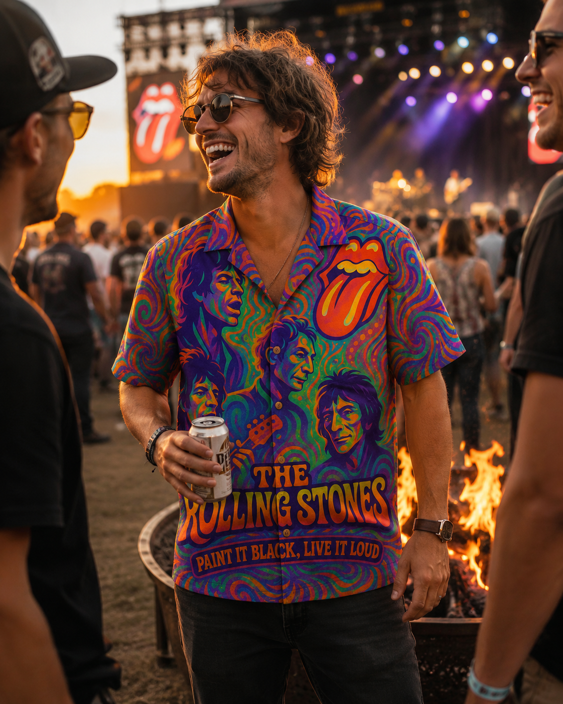 Groovy Rock Music Hawaiian Shirt