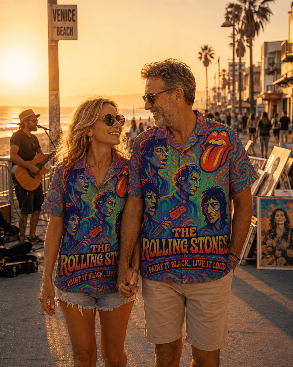 Groovy Rock Music Hawaiian Shirt
