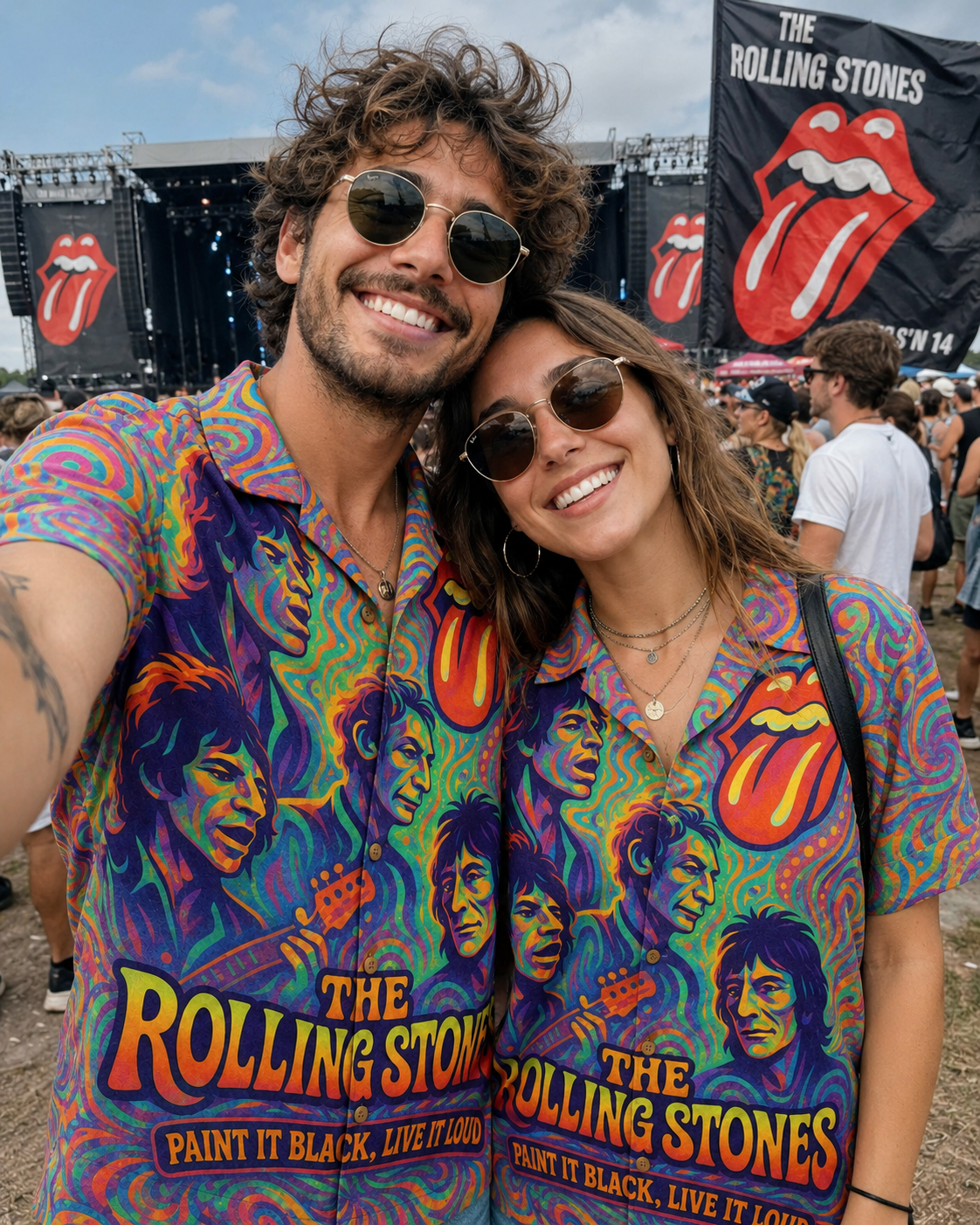 Groovy Rock Music Hawaiian Shirt