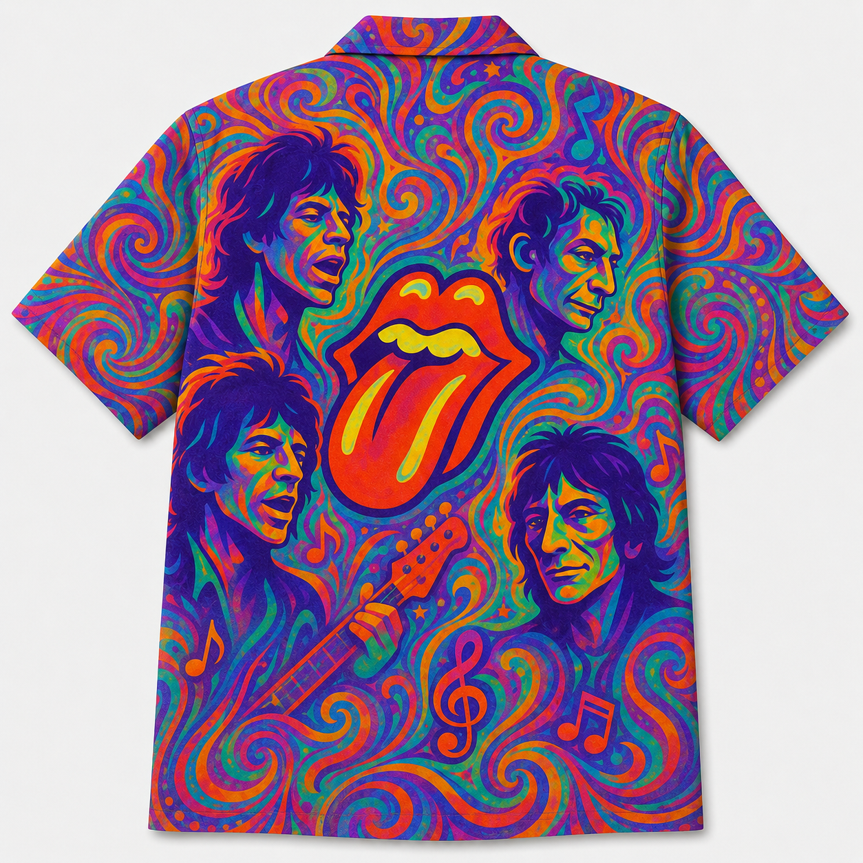 Groovy Rock Music Hawaiian Shirt