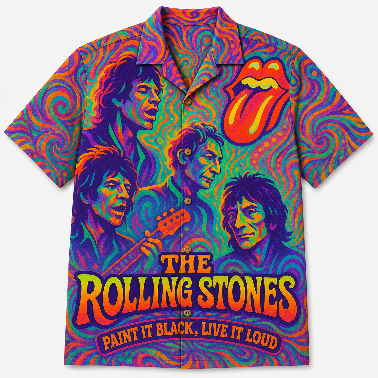 Groovy Rock Music Hawaiian Shirt