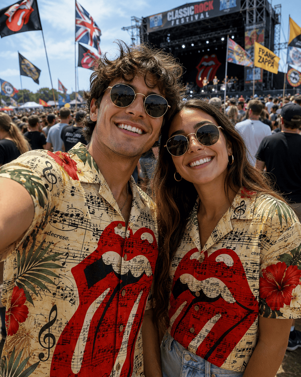 Vintage Music Sheet Hawaiian Shirt