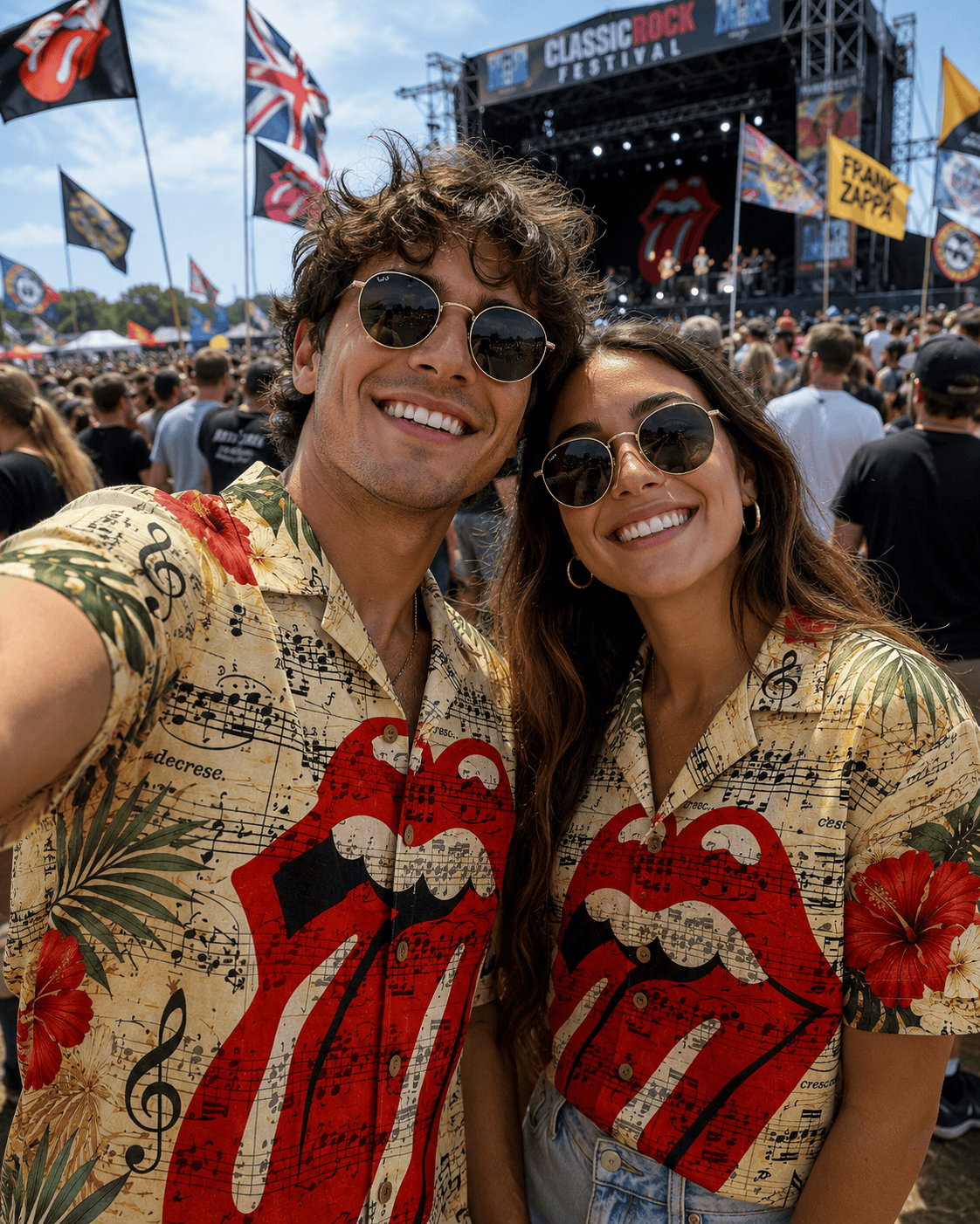 Vintage Music Sheet Hawaiian Shirt