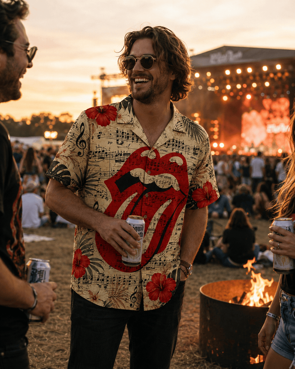 Vintage Music Sheet Hawaiian Shirt