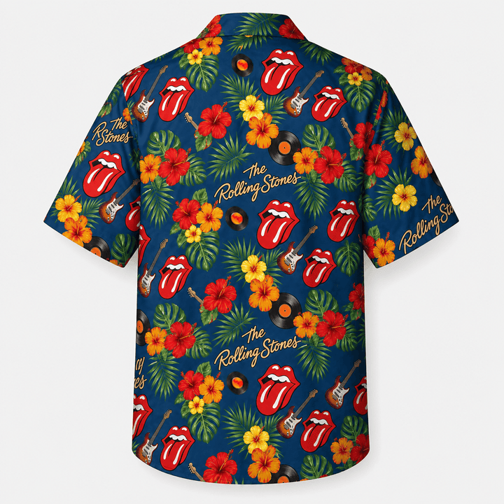 Floral Rock Music Lover Hawaiian Shirt