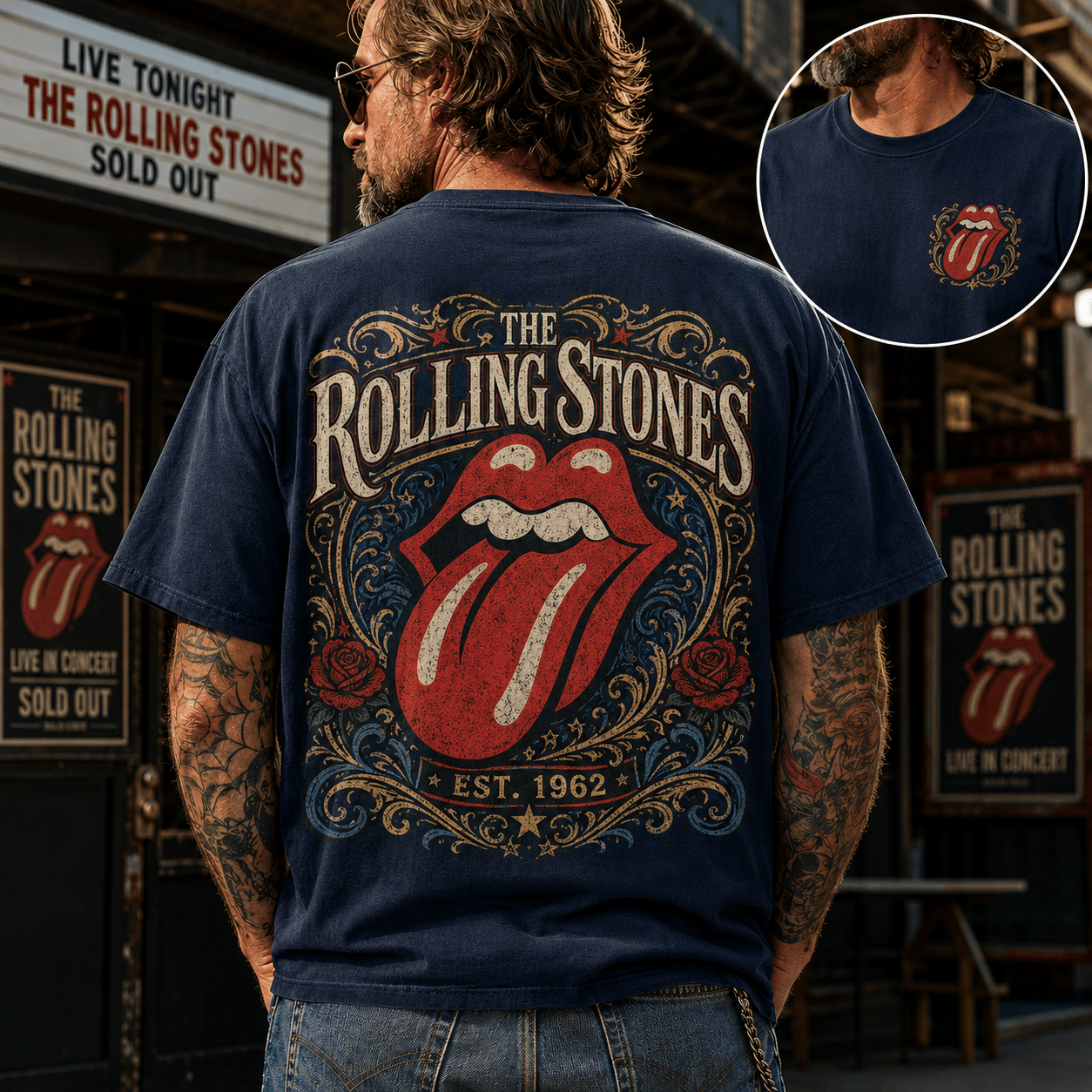 The Rolling Stones Vintage Concert T-Shirt