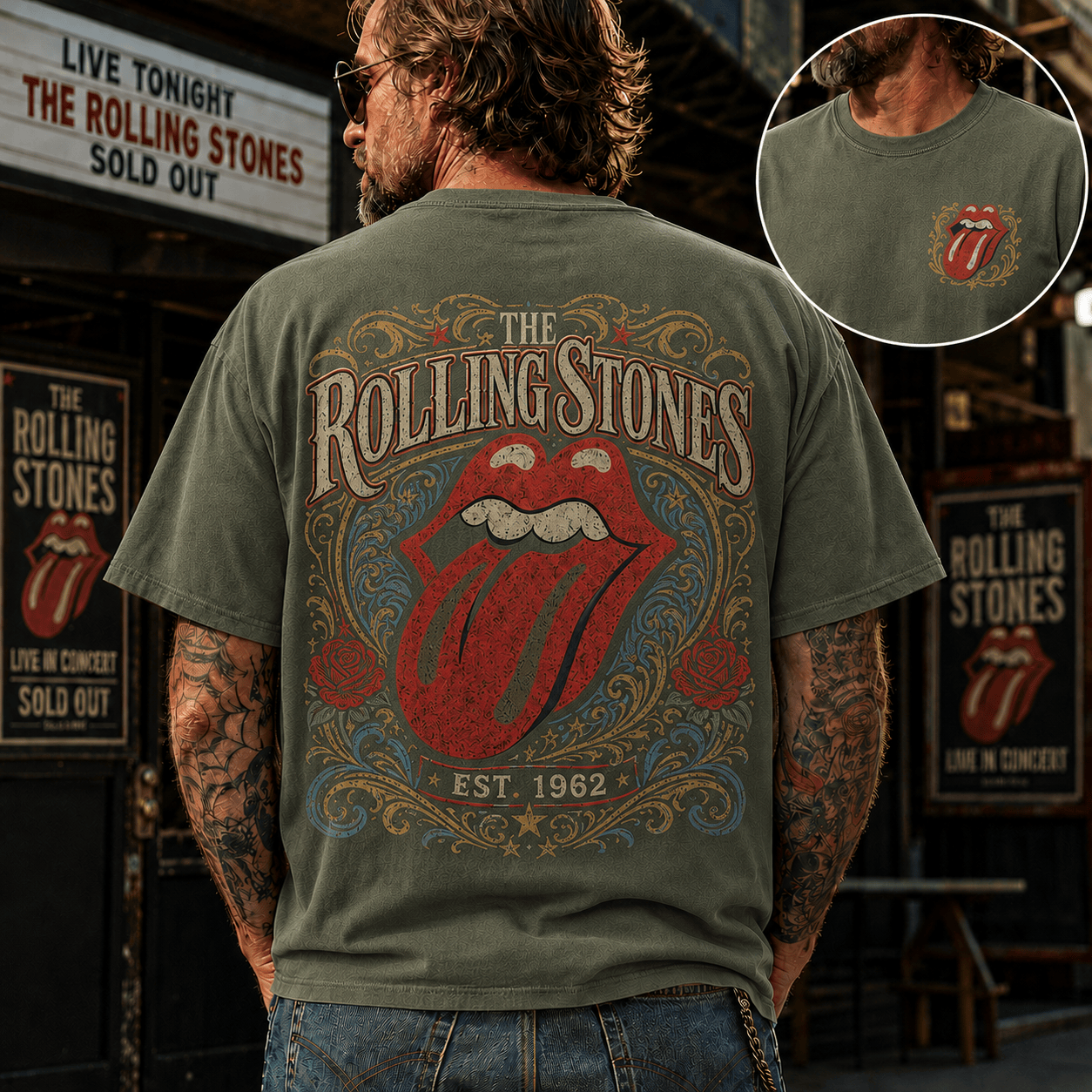 The Rolling Stones Vintage Concert T-Shirt