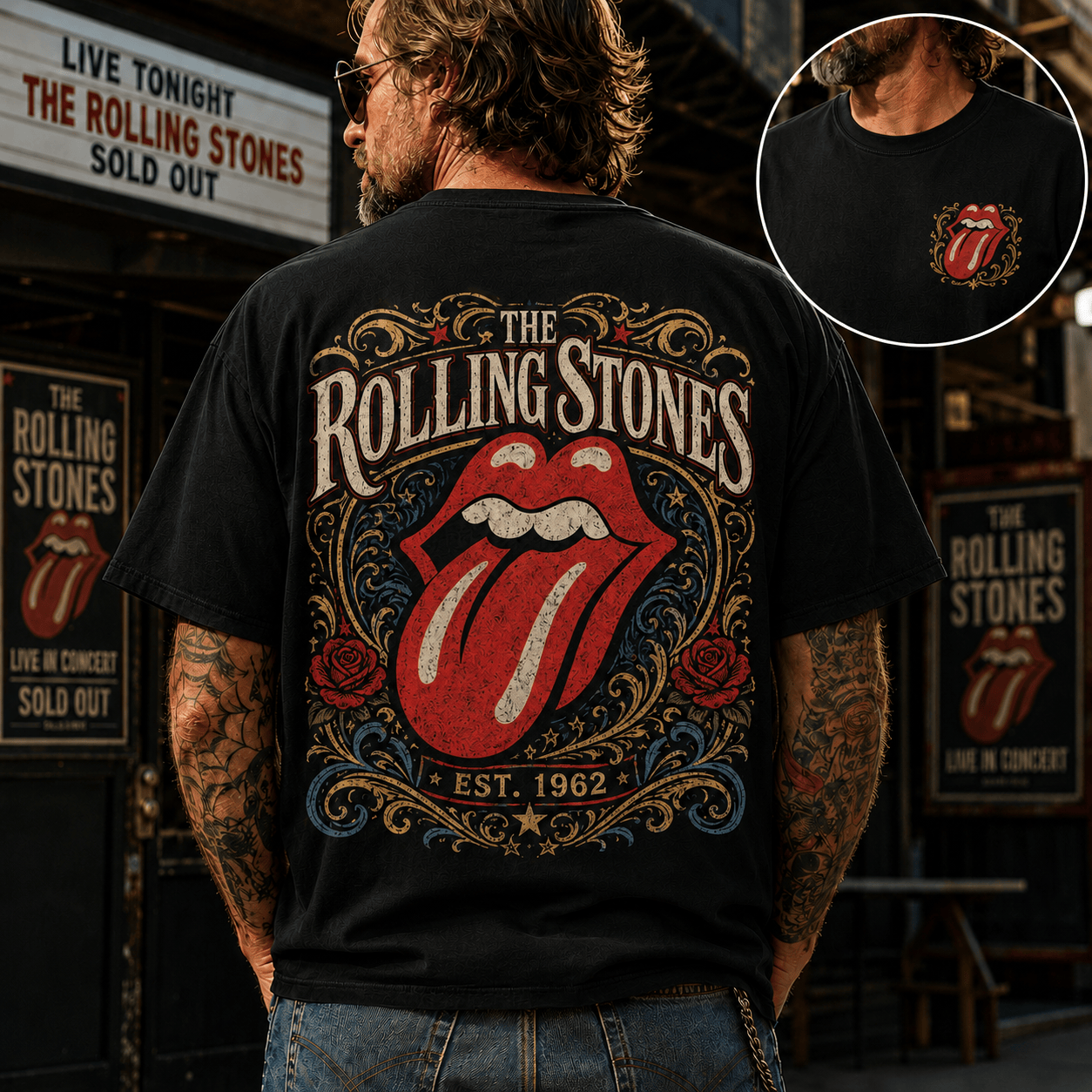 The Rolling Stones Vintage Concert T-Shirt