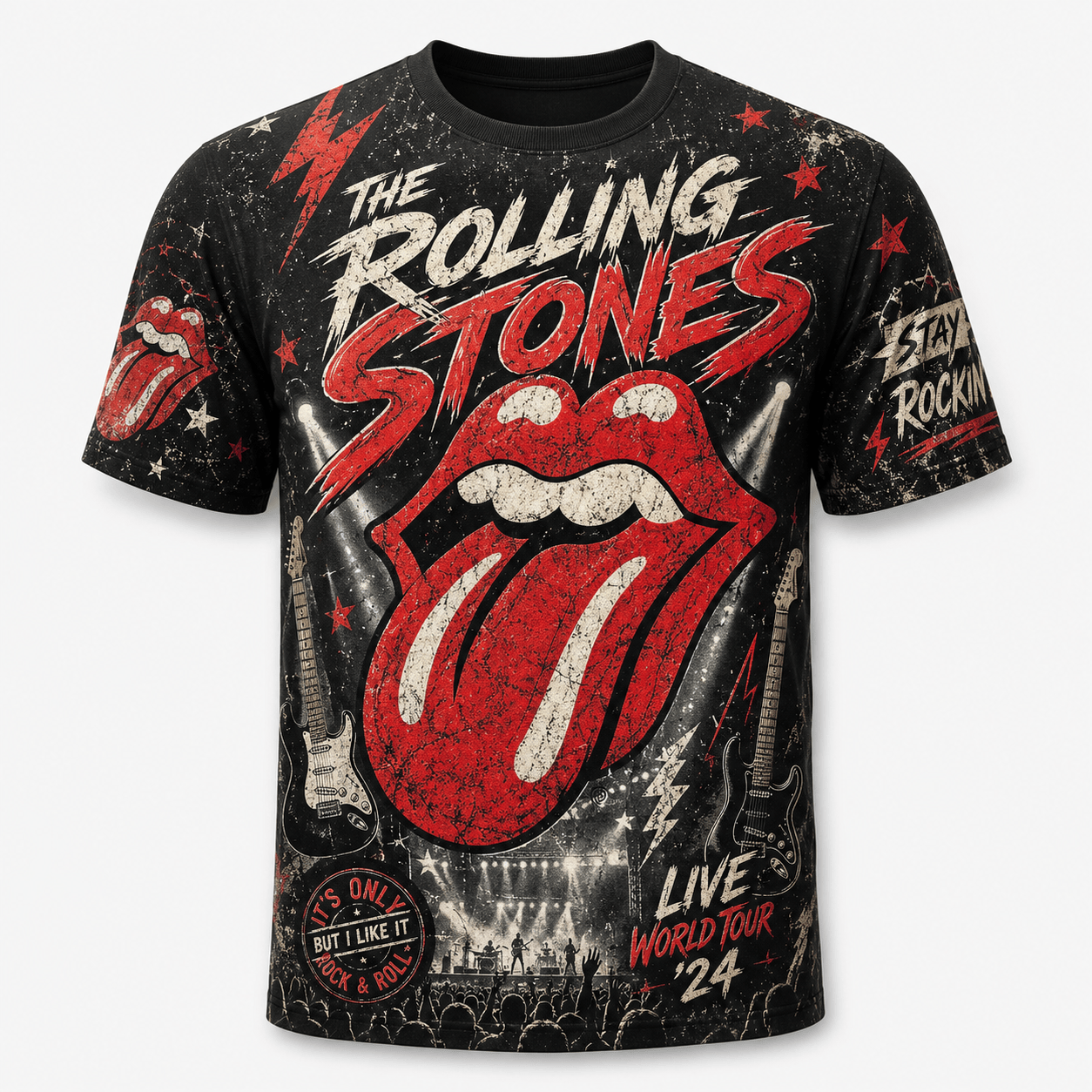 The Rolling Stones Live World Tour 3D T-Shirt