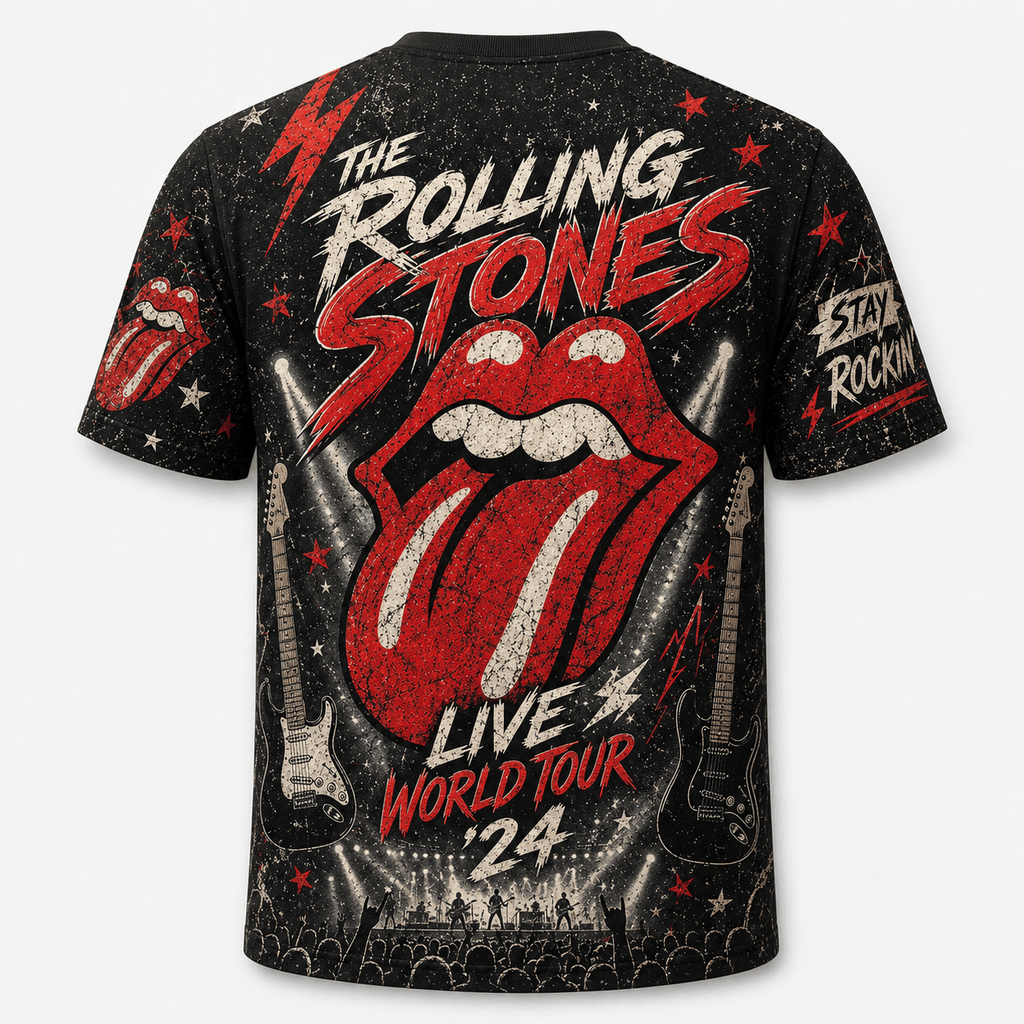 The Rolling Stones Live World Tour 3D T-Shirt