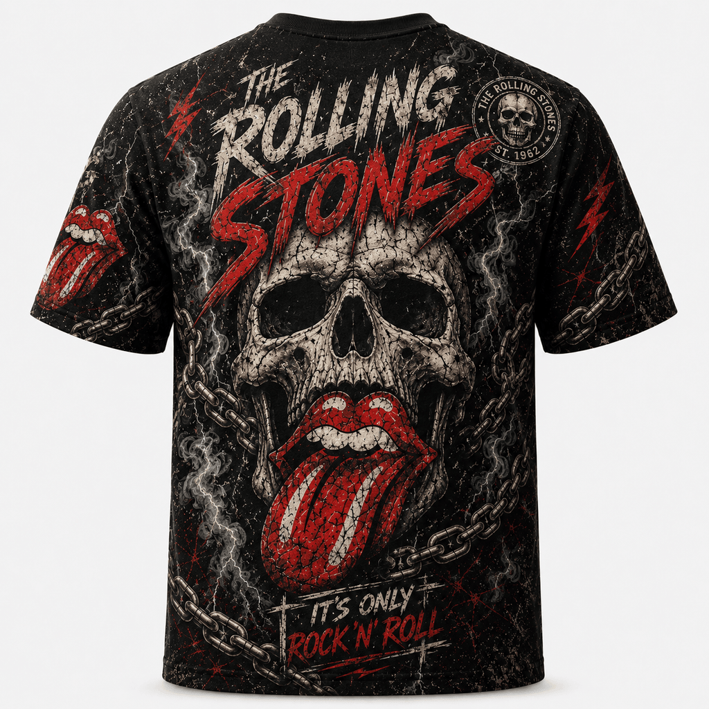 The Rolling Stones Skull Chain 3D T-Shirt