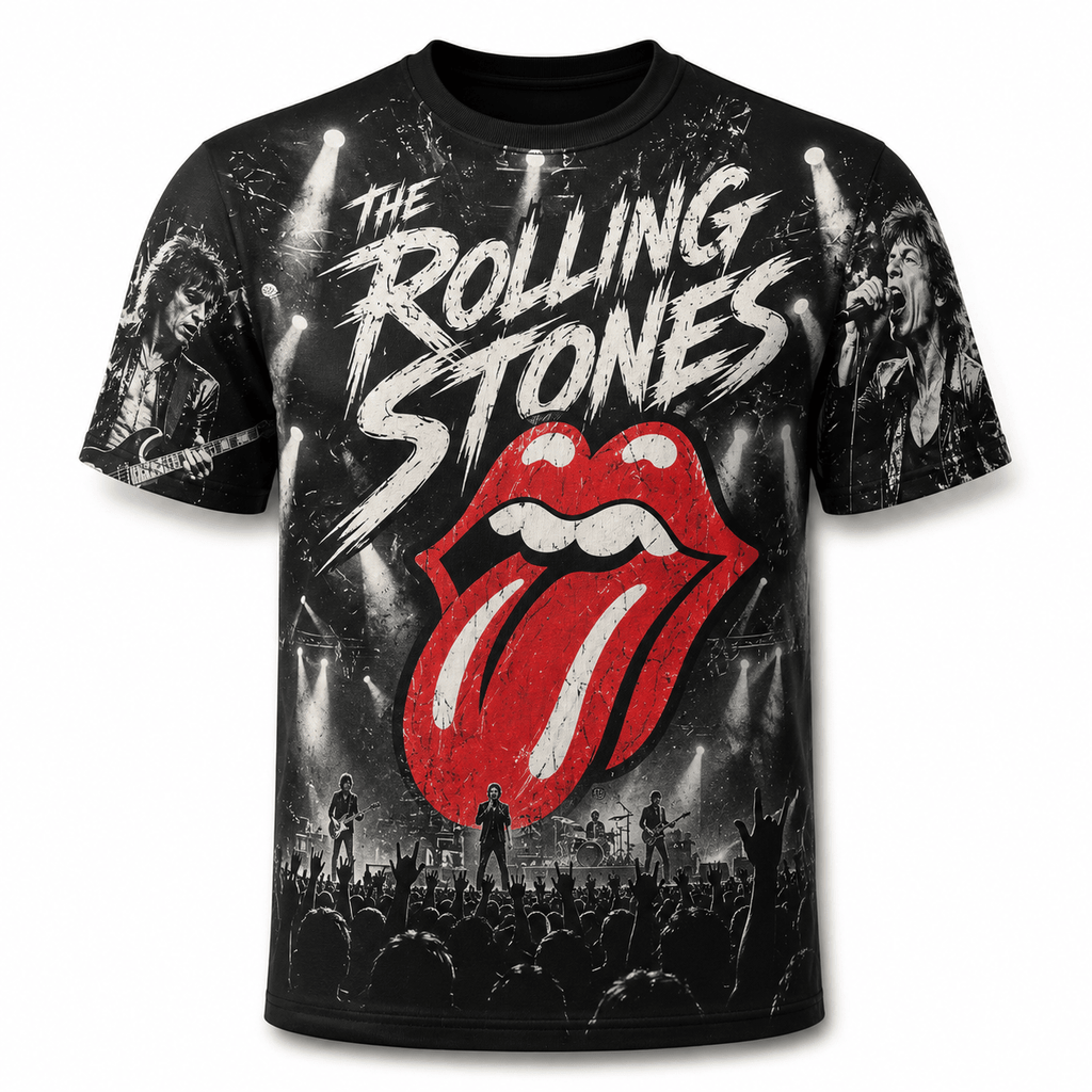 The Rolling Stones Live Concert 3D T-Shirt