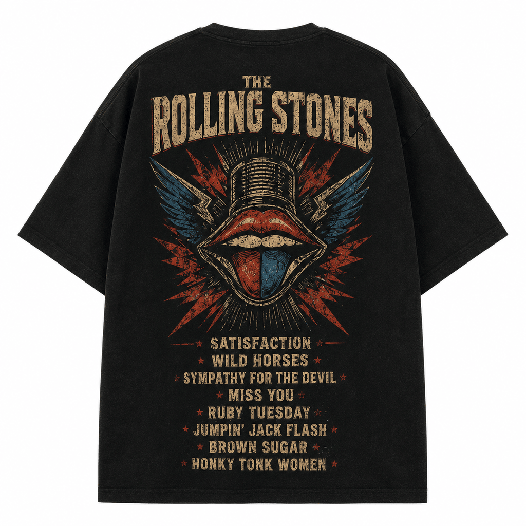 The Rolling Stones Paint It Black 3D Shirt NK